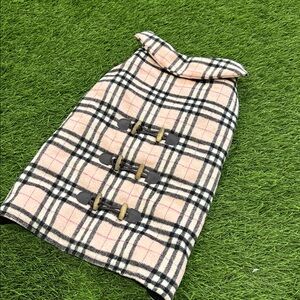 Pink plaid Dog Jacket